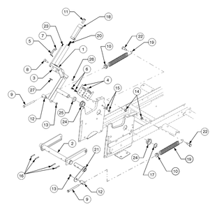 Part Location Diagram of 703-05247-0637 Cub Cadet Fork, Lift